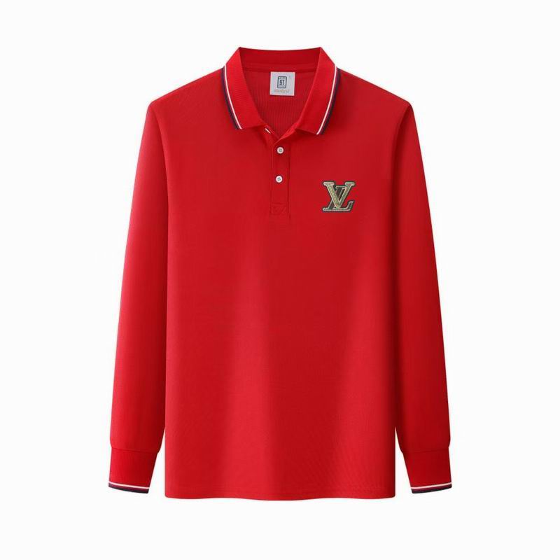 Louis Vuitton long-sleeve POLO shirts-LV1605P